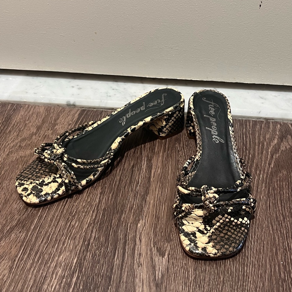 Free People Petra heeled sandal mule